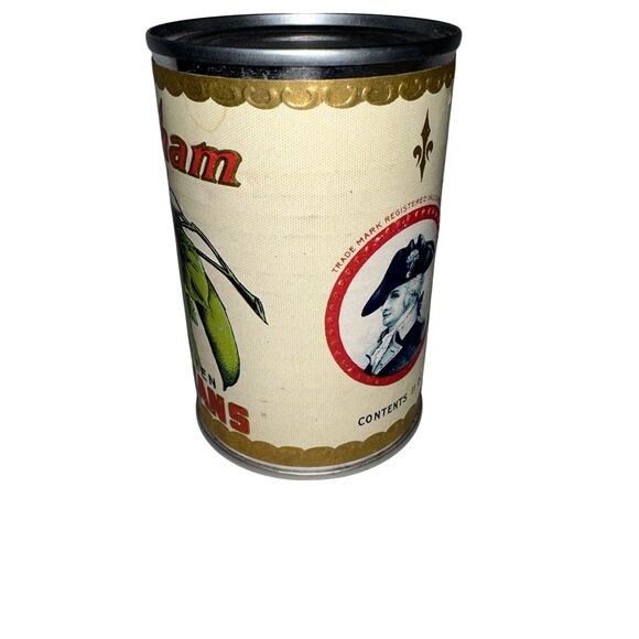 VTG Advertising Edgett But ham CO‎ Newark NY Small Green Lima Beans Can - Picture 2 of 10